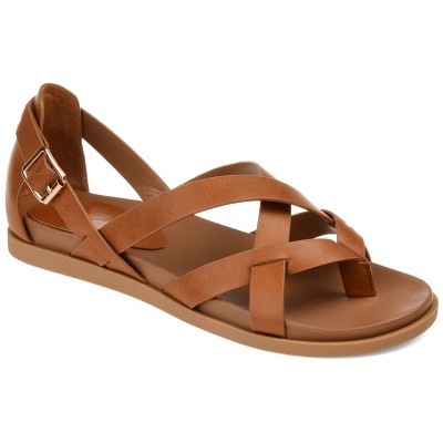 Journee Collection Womens Ziporah Gladiator Flat Sandals