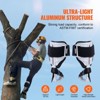 VEVOR Tree Climbing Spikes, 1 Pair Aluminum Climbing Spurs, 350lbs Load Capacity Tree Climbing Gear with Straps and Spike Protectors, White - 3 of 4