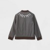 Boys' Marvel Black Panther Adaptive Nylon Bomber Jacket - Black - 2 of 3