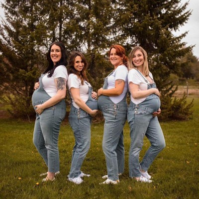 Denim Maternity Overalls