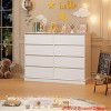 8 Drawer Dressers for Bedroom, Chest of Drawers w/Deep Drawers, Large Double Dresser for Closet with Wide Top for Living Room, Hallway, Kids Room - 3 of 4