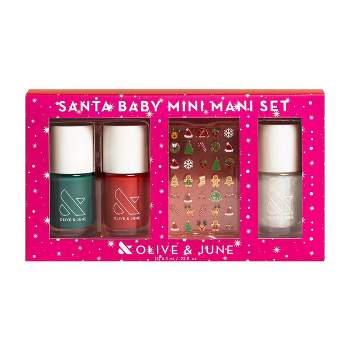 Olive & June Santa Baby Mani Nail Polish Gift Set - 4ct