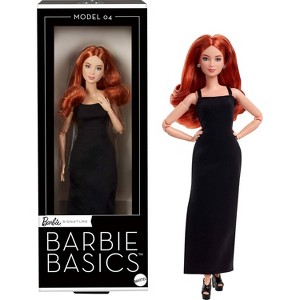 Barbie Signature Barbie Basics Model 04 – Little Black Dress Collector Doll | Universal-Fit Fashion, Made-to-Move Body & Swappable Head Feature - 1 of 4