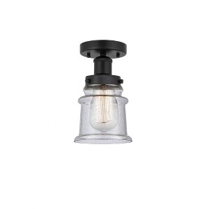 Canton - 1 Light Semi-Flush Mount In Industrial Style-9.25 Inches Tall and 5.25 Inches Wide - 1 of 1