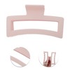 Unique Bargains Fashion Rectangle Frosted Hair Clips 1 Pc - 3 of 4