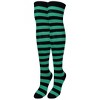 Striped Patterned Over the Knee Socks from the Sock Panda (Women's Sizes Adult Medium) - Green and Black - 3 of 3