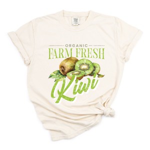 Simply Sage Market Farm Fresh Kiwi Watercolor Garment Dyed Tee - 1 of 4