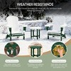 WestinTrends All-Weather Outdoor Patio Round Poly Adirondack Side Table - 3 of 4