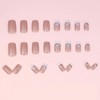 LOVELAY CREATIONS Short Press-On Nails with Butterfly Full Cover Acrylic - 2 of 4