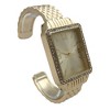 Olivia Pratt Square Face with Rhinestones Bangle Women Watch - 3 of 3