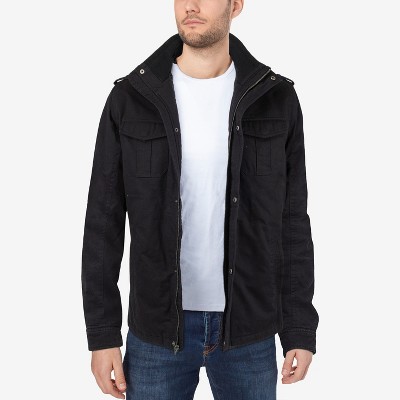 X RAY Men's Cotton Canvas Lightweight Military Jacket Casual Field Windbreaker