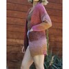 Women's Marled Chunky Knit Cardigan With Pockets - ANGIE - 2 of 4