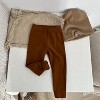 MyKids-USA Baby Solid Color Soft Cotton Elastic Warm Quality Leggings - 4 of 4
