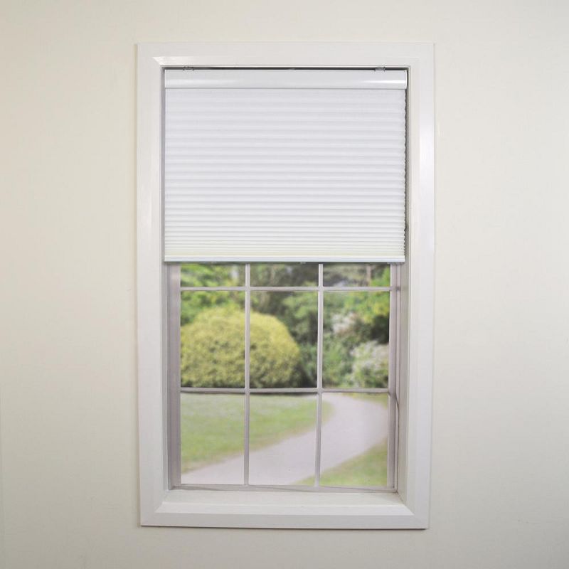Versailles Home Fashions Cordless Honeycomb Insulating All Season Light Filtering Cellular Window Shade 24" X 72" White, 3 of 7