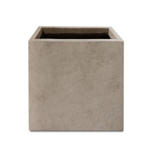Rosemead Home & Garden, Inc. Kante  Square Concrete Indoor Planter Pots Beige 11.8" x 11.8" x 11.8" - 1 of 4