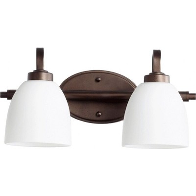 Quorum Lighting Reyes 2-Light Oiled Bronze Wall Sconce