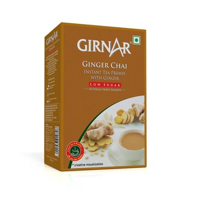 Girnar Instant Tea Premix W/ Ginger (Low Sugar) - Girnar Tea