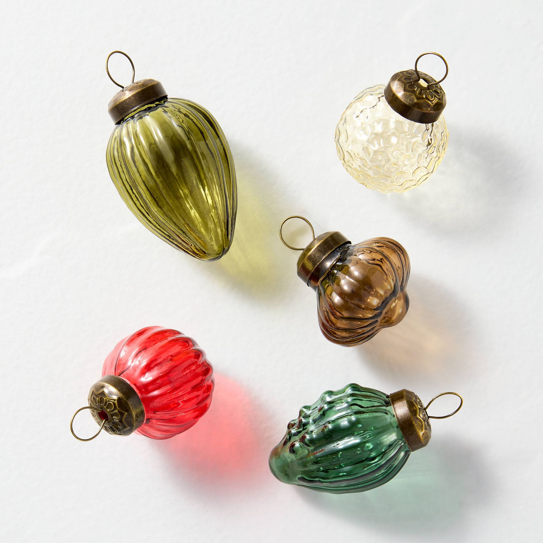 25pk Mini Vintage Glass Ornaments - Hearth & Hand™ with Magnolia