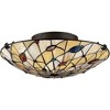 Quoizel Lighting Graham 2 - Light Semi-Flush Mount in  Vintage Bronze - 2 of 4
