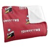 Youngstown State University Logo Pattern Silky 50x60 Blanket, 1 Sided - 3 of 4