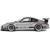 2024 Porsche 911 RWB Abu Silver Metallic with Black Hood 1/18 Model Car by GT Spirit - 4 of 4