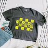 Simply Sage Market S.W.Smiley Checkered X Face Boxy Crop Top - 3 of 4