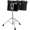 Pearl PTE Concert Series Single Head 13" & 14" Tom Set With BT3 & 7/8" Receiver and T895 Stand 13 x 11 in. , 14 x 12 in. Midnight Black - 2 of 4