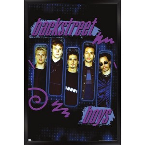 Trends International Backstreet Boys - Purple Panels Framed Wall Poster Prints - 1 of 4
