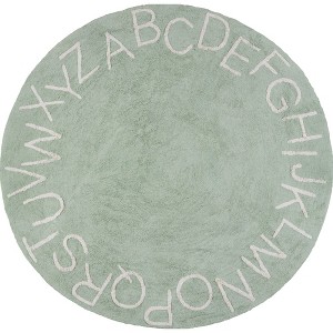 Nuloom Alphabet Washable Round Rug - 1 of 4