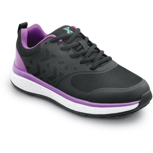 Sr Max Women's, Steel Toe, Dillon Black/purple Athletic Style, Maxtrax ...