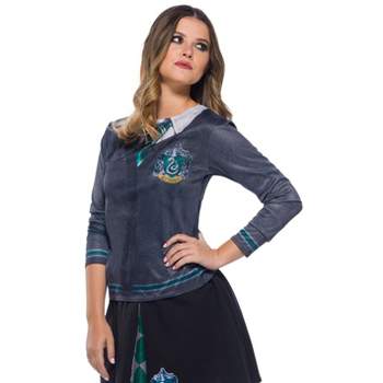 Harry Potter Slytherin Printed Top Adult Costume, Small