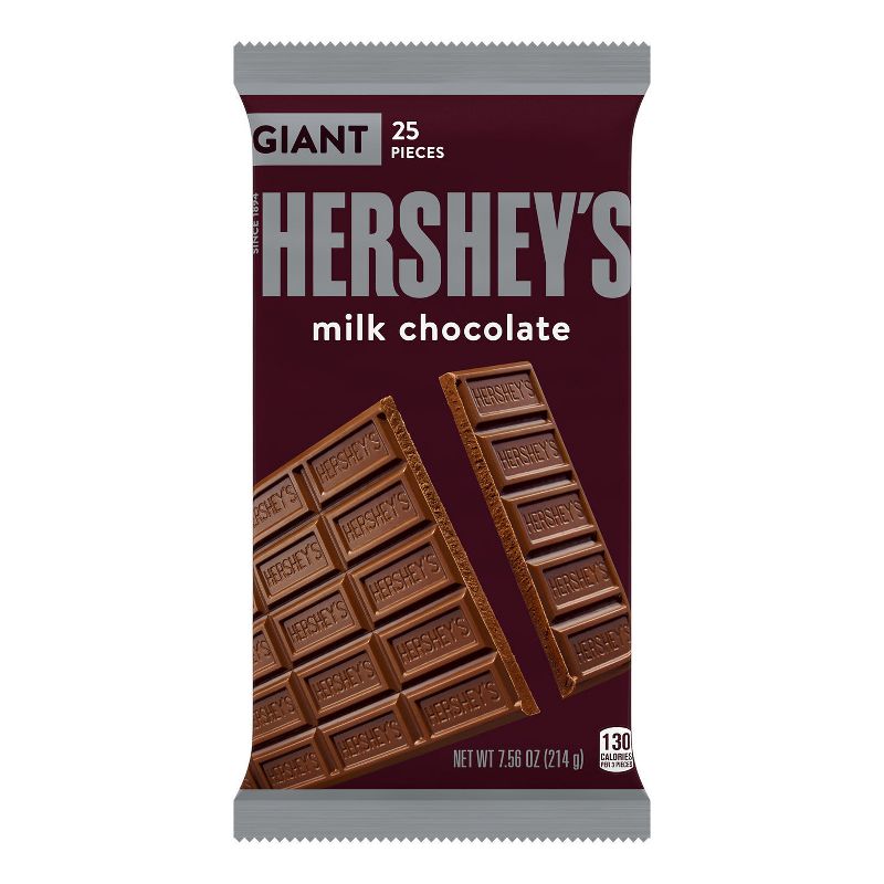Hershey&#39;s Milk Chocolate Family Giant Candy Bar - 7.56oz, 1 of 9