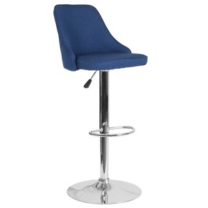 Emma and Oliver Contemporary Adjustable Height Barstool - 1 of 4