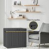 BI&SEA 30 Gallon Waterproof Deck Box-053,Lockable Resin Storage Box for Patio Furniture Cushions Garden Tools and Outdoor Delivery Storage - 3 of 4