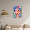 Art Remedy Violeta s Hair with Flowers Beach Life Inspired Wall Art Framed - 2 of 4