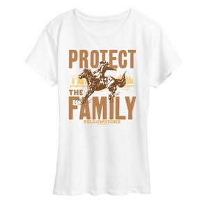 Women's - Yellowstone - Protect The Family Short Sleeve Graphic T-Shirt - 1 of 4
