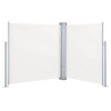 Side Awning Cream Polyester with PU coating 47.2 x 236.2 in  vidaXL - 2 of 4