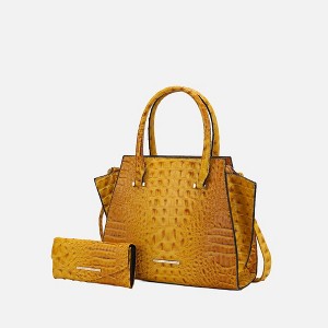 MKF Collection Viridiana Women’s Luxe Croc-Embossed Versatile Tote Bag by Mia K - 1 of 4