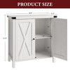 Buffet Cabinet Farmhouse Storage Cabinet with Doors and Shelves - 2 of 4
