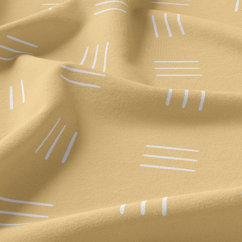 Sweet Jojo Designs Gender Neutral Unisex Kids Twin Sheet Set Boho Hatch Yellow and White 3pc, 5 of 6