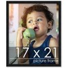 PosterPalooza | Classic Modern Black Picture Frame - UV Acrylic, Foam Board Backing, Hanging Hardware - 2 of 4