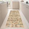 COZONY Botanical Runner Rug, Non-Slip Low Pile Washable Carpet, Modern Floral Hallway, Kitchen & Indoor Rug for Bedroom, Entryway, Laundry - 2 of 4