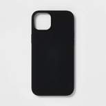 Apple iPhone 14 Plus Magnetic Case - heyday™ Black Silicone