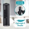 Brentwood 14-In. 3-Speed Portable Oscillating Tower Fan, Black, F-14TBK - 4 of 4