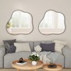 VYNXARIA 30"x31" Cloud-Shaped Metal Accent Wall Mirror for Entryway, Living Room, Bedroom, Clothing Shop - 2 of 4