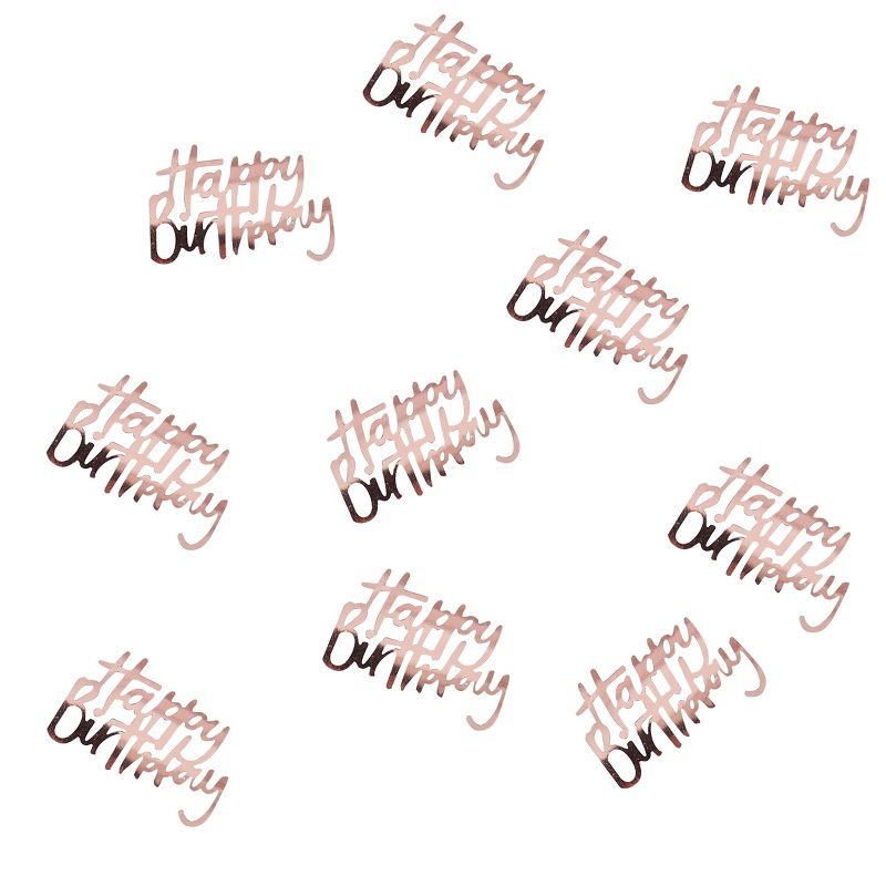 Ditsy Floral Confetti Party Decorations Rose Gold, 2 of 3