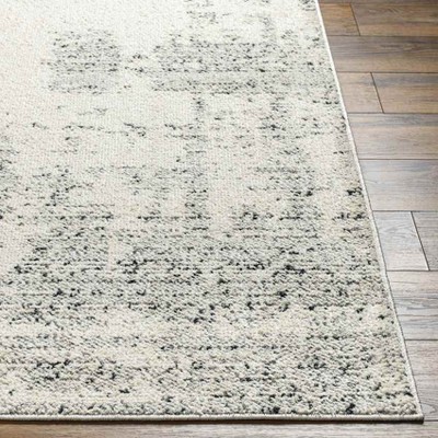Glenview Manor Cream and Gray Rectangular Area Rug 2'2" x 3'9"