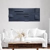Gallery 57 19"x45" Blue Modern Geometric Hand Crafted Wall Art - 2 of 4