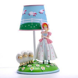 Toy Story Bo Peep Table Lamp Blue Lamp Only