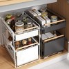Kitchen Under Sink Storage Pull-Out Storage Shelf,Household Countertop Storage Shelf,Cabinet Double-Layer Storage Shelf,Kitchen Organizers & Storage - 2 of 4
